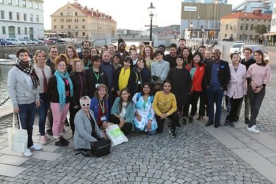 EFA Academy participants in Gothenburg August 2018