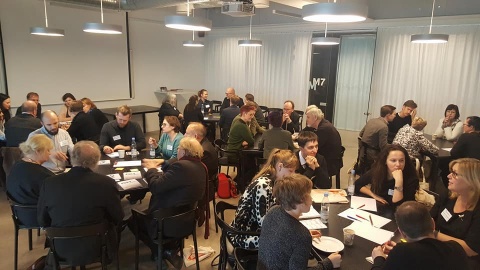 Educational session and networking at the NBFP conference 2017