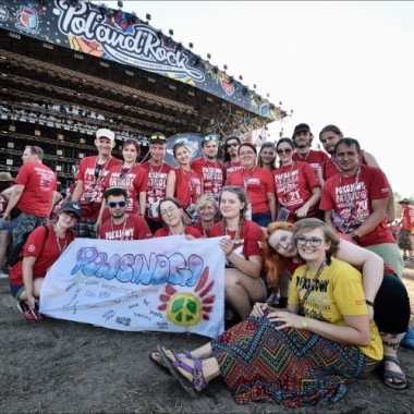 Peace Patrol volunteers on Pol'and*Rock Festival 